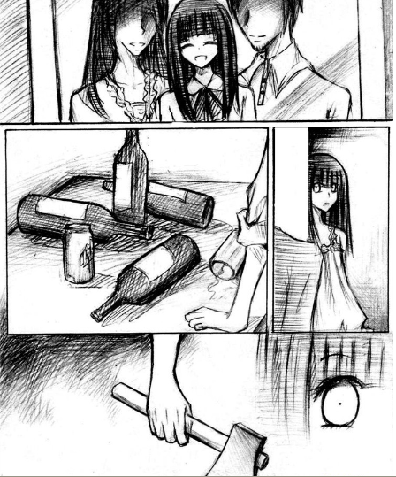 儿歌漫画: *妹<em>妹背着洋娃娃* - 恐怖</em>悬疑故事吧