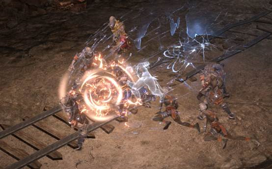 野蛮冲撞使用劲气可同时攻击环绕自身周围的敌人技能说明半月弯刀隔位