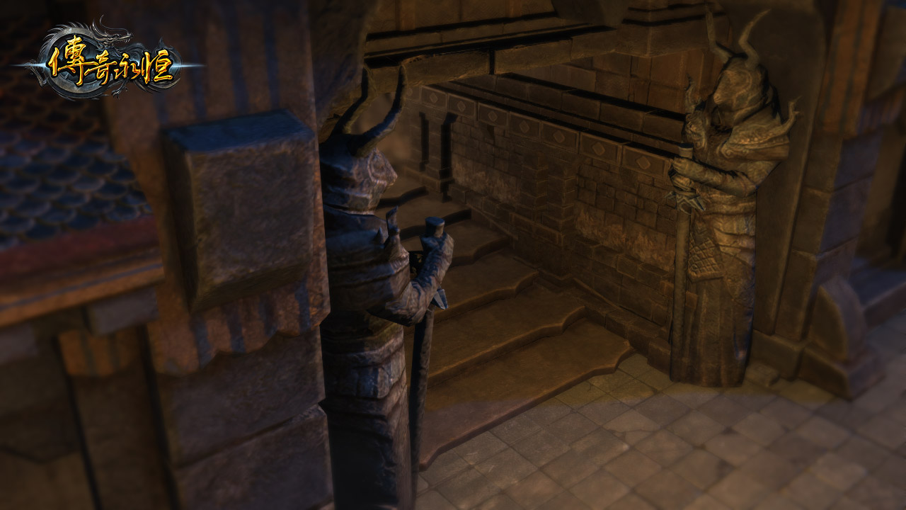 《传奇永恒》新地图祖玛寺庙实景截图